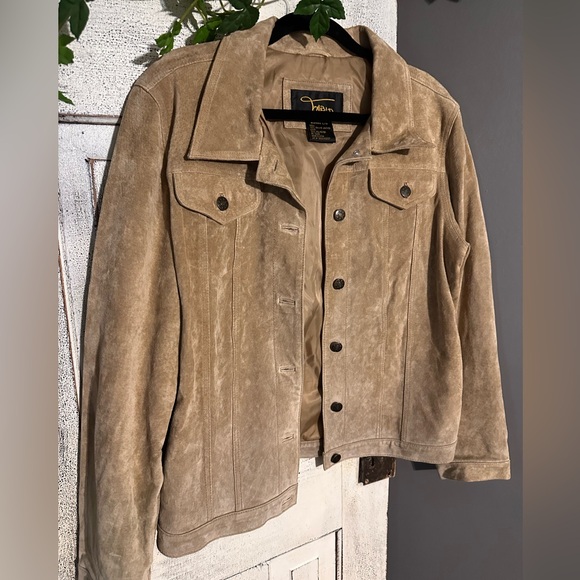 Fabio Jackets & Blazers - Fabio leather suede jacket large